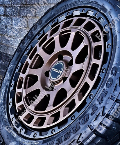 Black bronze alloy wheels - 17",